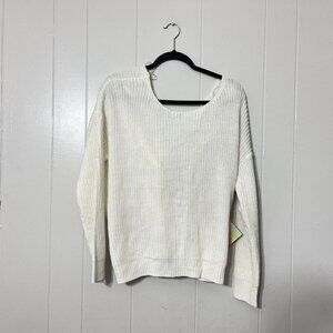 Sweet & Sinful Sweater Womens Ivory Size M NWT